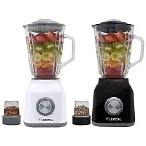 Blender LEXICAL 2en1 - 500W Noir / Blanc (LBL1505) Blender LEXICAL 2en1 - 500W Noir / Blanc (LBL1505)